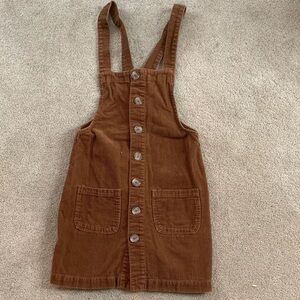Art Class Brown Corduroy Kids Dress